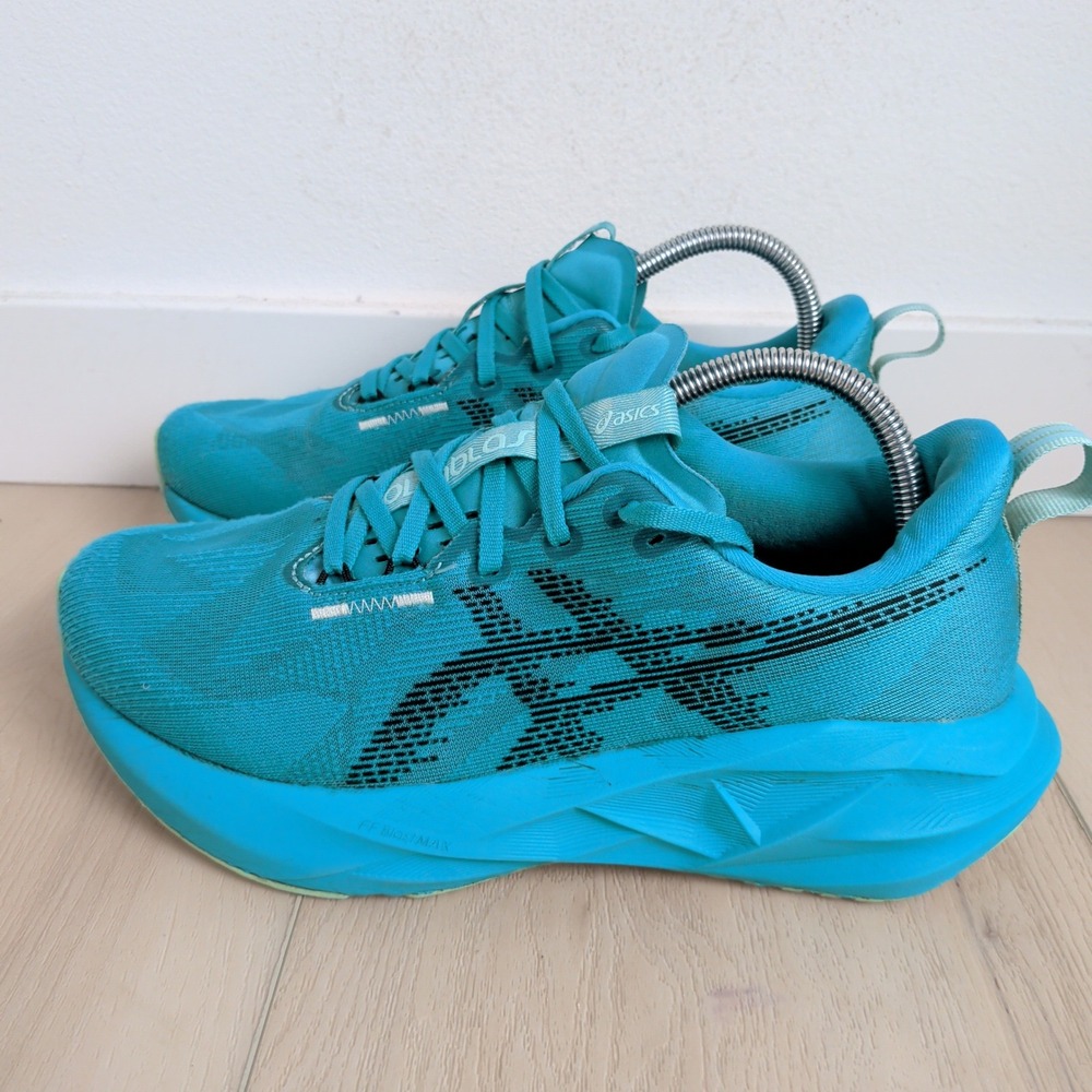 Asics Novablast 3 Men 8.5 Running Shoes Sneakers Blue Teal FF Blast Max 1011B974